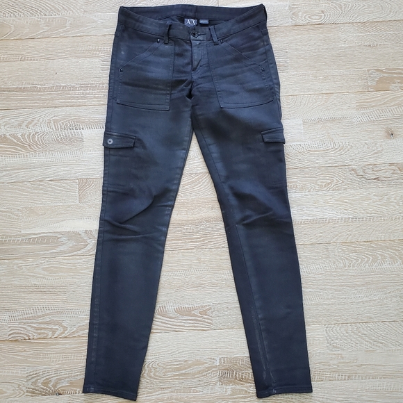 Armani Exchange Denim - Grey Armani Exchange cargo jeans